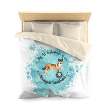 Load image into Gallery viewer, Norwegian Lundehund Pet Fashionista Duvet Cover