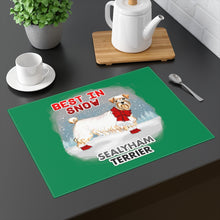Load image into Gallery viewer, Sealyham Terrier Best In Snow Placemat