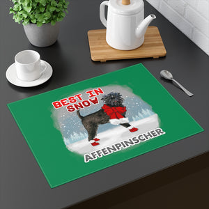 Affenpinscher Best In Snow Placemat