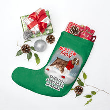 Load image into Gallery viewer, English Springer Spaniel Best In Snow Christmas Stockings