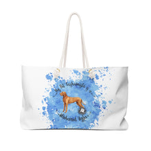Load image into Gallery viewer, Wirehaired Vizsla Pet Fashionista Weekender Bag