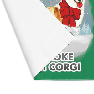 Pembroke Welsh Corgi Best In Snow Placemat