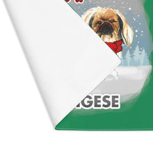 Load image into Gallery viewer, Pekingese Best In Snow Placemat