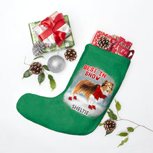 Load image into Gallery viewer, Sheltie Best In Snow Christmas Stockings