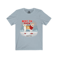 Load image into Gallery viewer, Akita Best In Snow Unisex Jersey Short Sleeve Tee