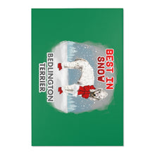 Load image into Gallery viewer, Bedlington Terrier Best In Snow Area Rug