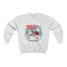 Load image into Gallery viewer, Lowchen Best In Snow Heavy Blend™ Crewneck Sweatshirt