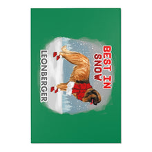 Load image into Gallery viewer, Leonberger Best In Snow Area Rug