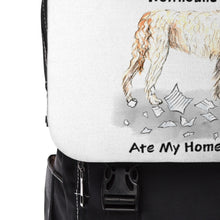 Load image into Gallery viewer, My Irish Wolfhound Ate My Homework Backpack