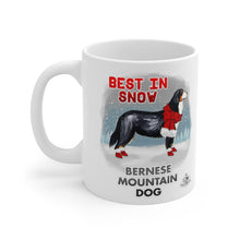Load image into Gallery viewer, Bernese Mountain Dog Best In Snow Mug