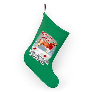 American English Coonhound Best In Snow Christmas Stockings