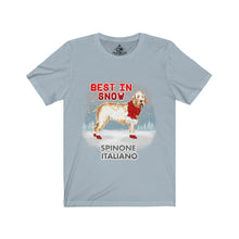Load image into Gallery viewer, Spinone Italiano Best In Snow Unisex Jersey Short Sleeve Tee