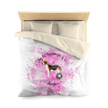 Load image into Gallery viewer, Beagle Pet Fashionista Duvet Cover