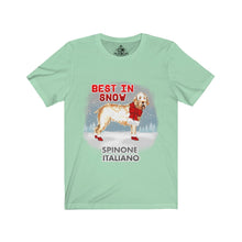 Load image into Gallery viewer, Spinone Italiano Best In Snow Unisex Jersey Short Sleeve Tee