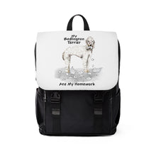 Load image into Gallery viewer, My Bedlington Terrier Ate My Homework Backpack