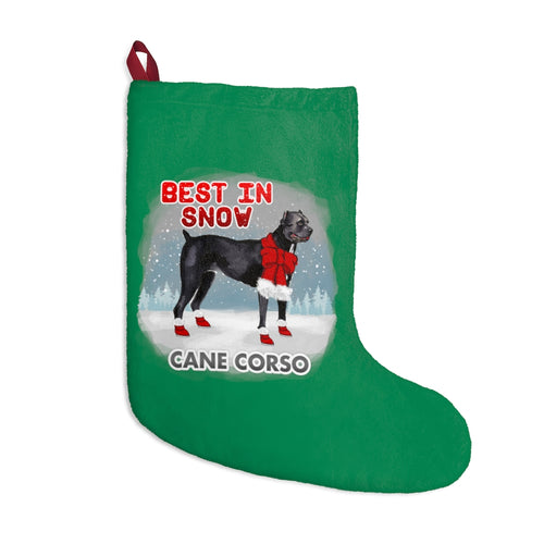 Cane Corso Best In Snow Christmas Stockings