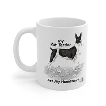 Load image into Gallery viewer, My Rat Terrier Ate My Homework Mug