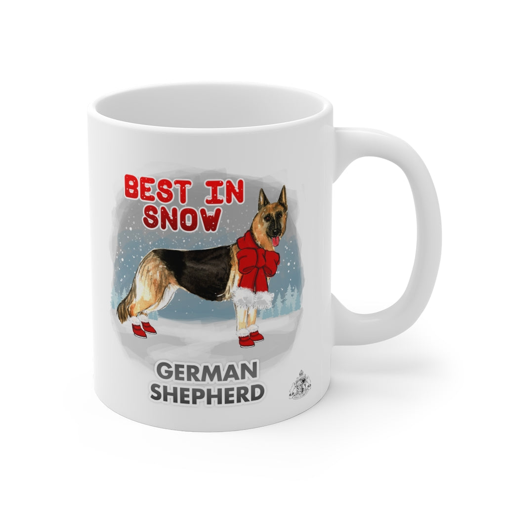 German Shepherd Best In Snow Mug