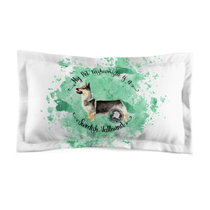 Swedish Vallhund Pet Fashionista Pillow Sham