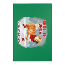 Load image into Gallery viewer, Chow Chow Best In Snow Area Rug