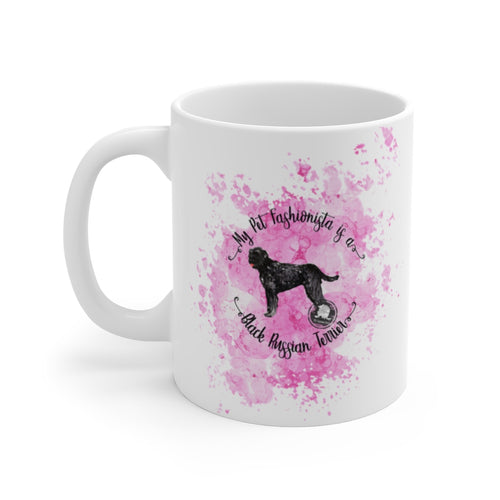Black Russian Terrier Pet Fashionista Mug