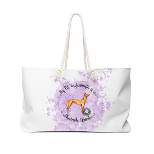 Pharoah Hound Pet Fashionista Weekender Bag