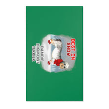 Load image into Gallery viewer, Dandie Dinmont Terrier Best In Snow Area Rug