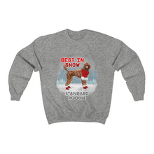 Load image into Gallery viewer, Standard Poodle Best In Snow Heavy Blend™ Crewneck Sweatshirt