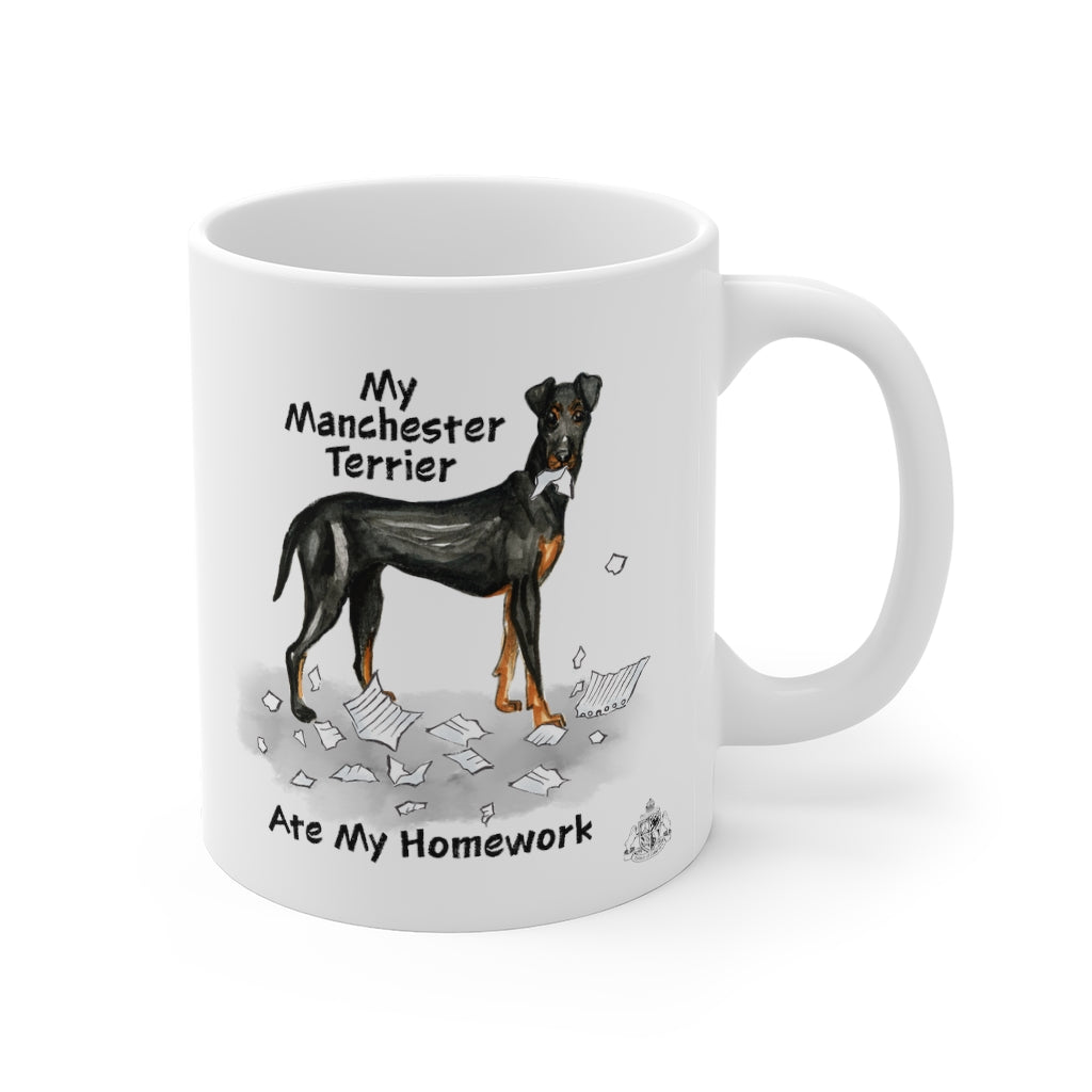 My Manchester Terrier Ate My Homework Mug