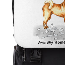 Load image into Gallery viewer, My Finnish Spitz Ate My Homework Backpack