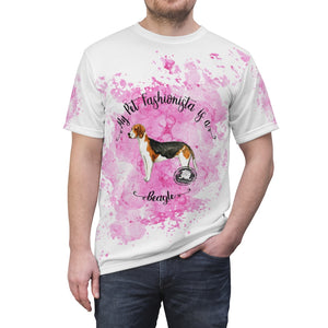 Beagle Pet Fashionista All Over Print Shirt