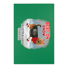 Load image into Gallery viewer, Australian Terrier Best In Snow Area Rug