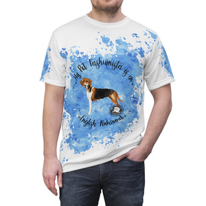English Foxhound Pet Fashionista All Over Print Shirt