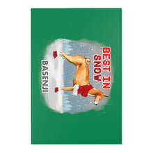 Load image into Gallery viewer, Basenji Best In Snow Area Rug
