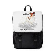 Load image into Gallery viewer, My Papillon Ate My Homework Backpack