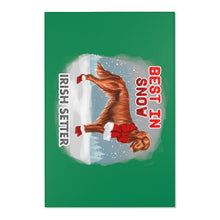 Load image into Gallery viewer, Irish Setter Best In Snow Area Rug