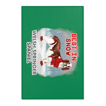 Load image into Gallery viewer, Welsh Springer Spaniel Best In Snow Area Rug