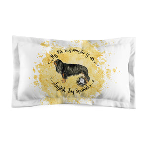 English Toy Spaniel Pet Fashionista Pillow Sham