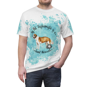 Saint Bernard Pet Fashionista All Over Print Shirt
