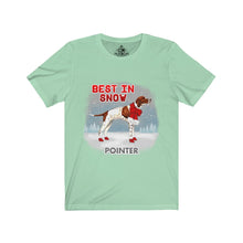 Load image into Gallery viewer, Pointer Best In Snow Unisex Jersey Short Sleeve Tee