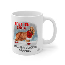 Load image into Gallery viewer, English Cocker Spaniel Best In Snow Mug