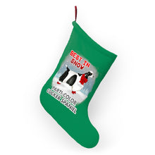 Load image into Gallery viewer, Parti-Color Cocker Spaniel Best In Snow Christmas Stockings