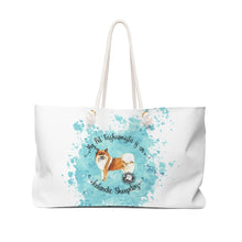 Load image into Gallery viewer, Icelandic Sheep Dog Pet Fashionista Weekender Bag