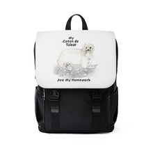 Load image into Gallery viewer, My Coton de Tulear Ate My Homework Backpack