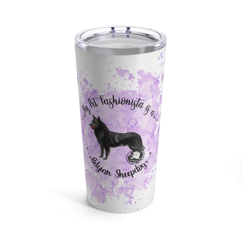 Belgian Sheepdog Pet Fashionista Tumbler