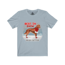 Load image into Gallery viewer, Irish Setter Best In Snow Unisex Jersey Short Sleeve Tee