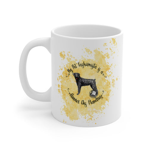 Bouvier Des Flandres Pet Fashionista Mug