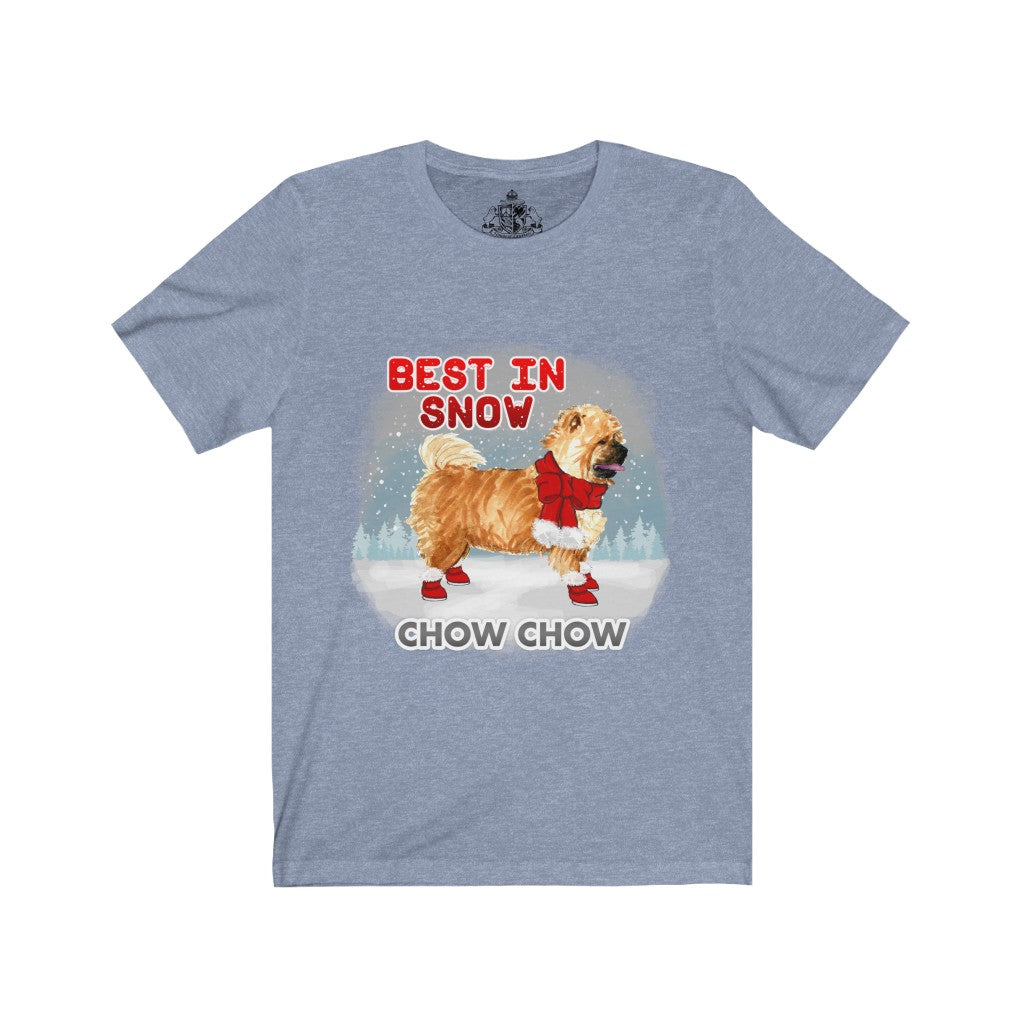 Chow Chow Best In Snow Unisex Jersey Short Sleeve Tee
