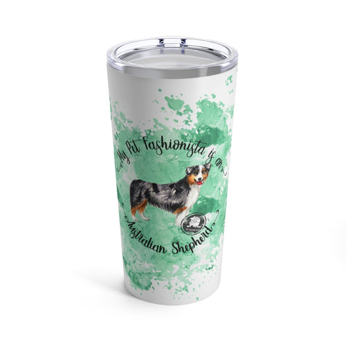 Australian Shepherd Pet Fashionista Tumbler