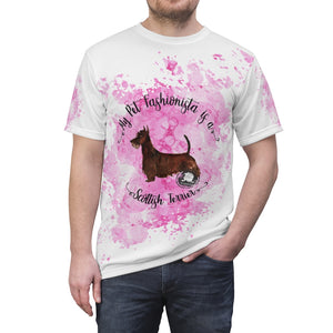 Scottish Terrier Pet Fashionista All Over Print Shirt